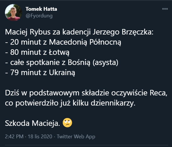 WSZYSTKIE WYSTĘPY Rybusa za kadencji Brzęczka...